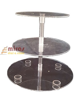 Cake Stand - 3 Tier Acrylic Cake Stand