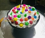 Dark and Gold Pinata Birthday Cake