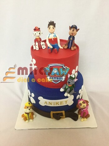 Birthday Cake Aniket's Paw patrol Theme
