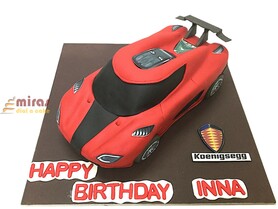 Inna's SuperCar Birthday Cake