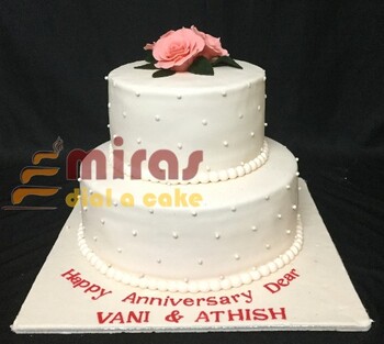 Anniversary cake- Love you Baby