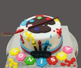 Birthday Cake  Painting Theme