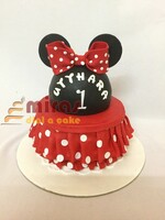 Minnie dress Birthday cake