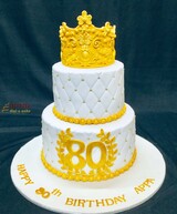 Happy 80th Birthday Cake