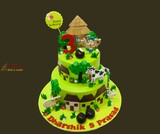 Birthday Cake Village Theme