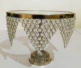 Set of 3 Metallic Cake Stands