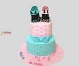 Baby Shower Twins Cake