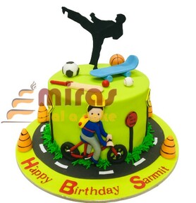 All Rounder Sports Birthday Cake