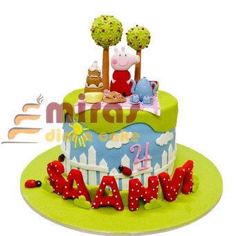 Saanvi's 4th peppa Pig Birthday Cake