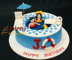 Kiddies Pool Birthday Cake