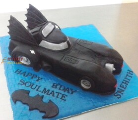 Batmobile Birthday Cake