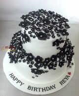Reya's Floral Birthday Cake
