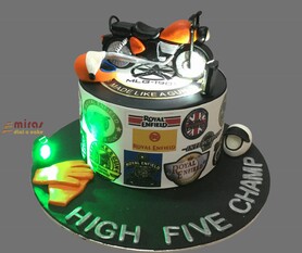 Birthday Cake  Lights and Bike