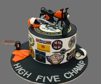 Birthday Cake  Lights and Bike