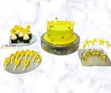 Honey Bee Desert Table ( 2 kg Cake, 10 Cakesicles,5 Cake pops, 5 Cupcakes)
