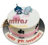 Cat Lover Anniversary Cake