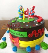9th Birthday  Cartoon Cake