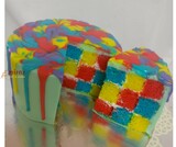 Chequered Chocolate Ganache Birthday cake