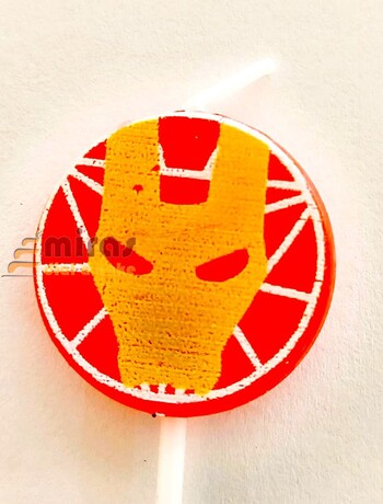 Ironman Theme Candle