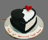 Heart Theme Anniversary cake