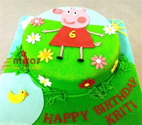 Kirti's Peppa Pig Birthday Cake