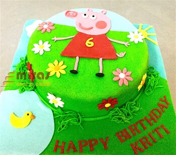 Kirti's Peppa Pig Birthday Cake
