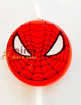 Spiderman Theme Candle