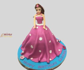 Anuttara's Barbie Birthday Cake