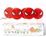 Spiderman Theme Candle Set of 5