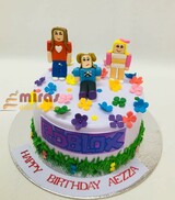 Girl Roblox Birthday Cake