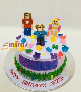 Girl Roblox Birthday Cake