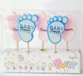 Baby Shower  Theme Candle Set of 5