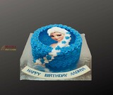 Aadhya's Elsa Birthday Cake