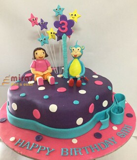 Siri's 3rd Birthday DORA Cake