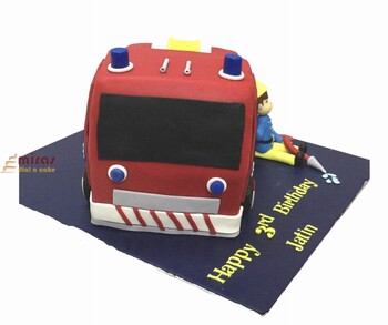 My Firefighter Birthday Cake