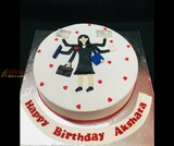 Birthday Cake Super Woman Theme