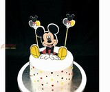Fresh Cream Mickey Birthday Cake