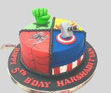 Birthday Cake Avengers theme