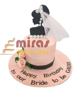 Bride to Be Birthday Cake