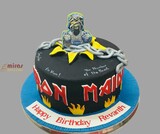 Birthday Cake Iron Maiden Theme