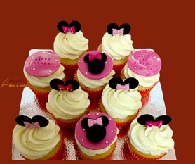 Minnie Mouse Cupcakes (set of 10 )