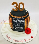 Barrel Birthday Cake