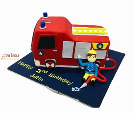 My Firefighter Birthday Cake
