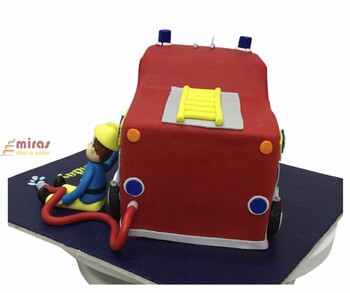 My Firefighter Birthday Cake