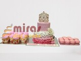 Princess Birthday Dessert Table ( 2 kg cake, 10 cupcakes, 10 macaroons )