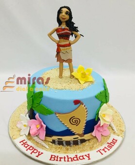 Moana Birthday Cake