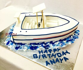 Anaya's Yacht Birthday Cake