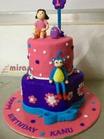 Kanu's Dora theme Birthday cake