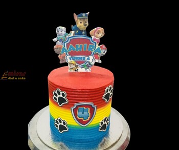 Birthday Cake Paw Patrol theme