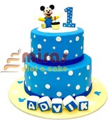 My Cute Mickey Birthday Cake